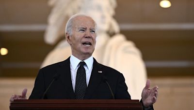 Biden says antisemitism has no place in America in somber speech connecting the Holocaust to Hamas’ attack on Israel