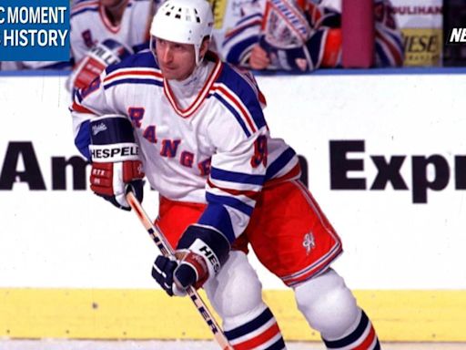 Today's Iconic Moment in NY Sports History: Wayne Gretzky signs 2-year, $8M deal plus incentives with Rangers