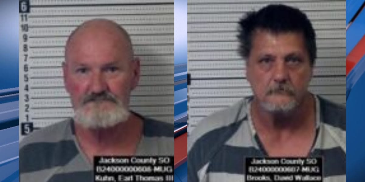 Two Topeka men arrested for possession of meth in Jackson County