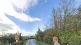 Two injured after crash closes road through Worcestershire village