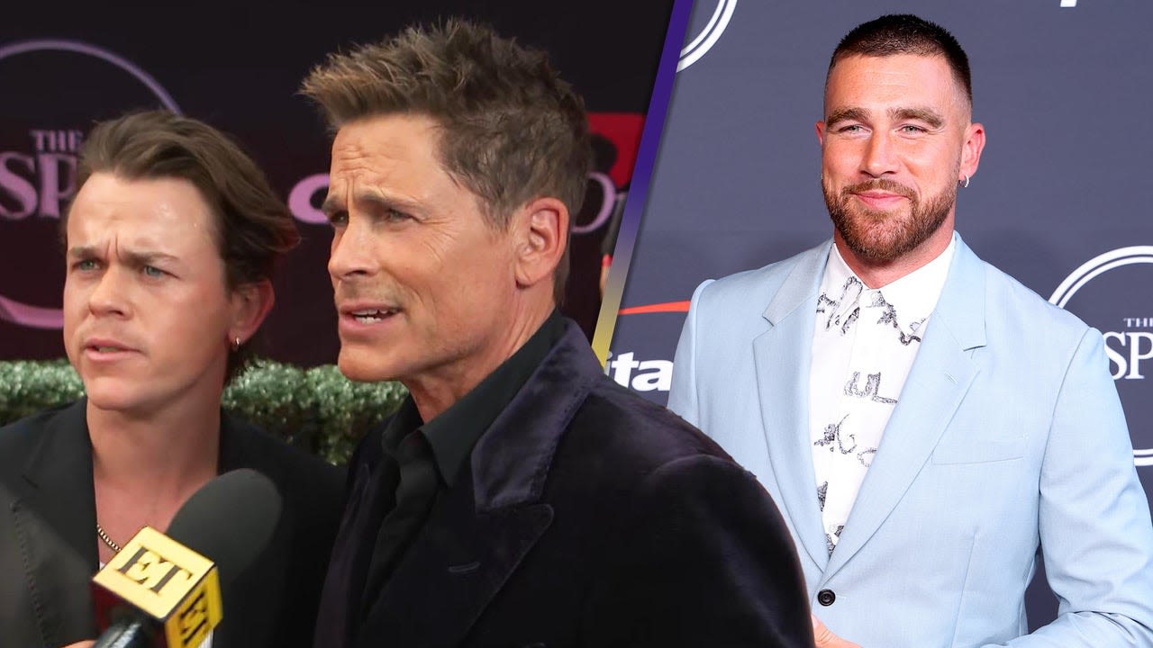 Rob Lowe and Son John Owen Want to Recruit Travis Kelce for 'Unstable' Season 3 (Exclusive)