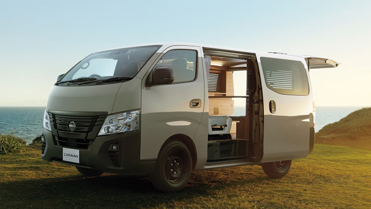 Nissan’s New Camper Van Has a Wood-Lined Cabin and Murphy Bed