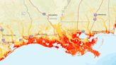 U.S. map shows "hazard zones" for rising sea levels, tsunamis