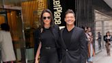 Ryan Seacrest and Girlfriend Aubrey Paige Match in Black at New York Fashion Week