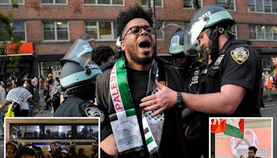 Leader of Hamas-cheering radical activist group Manolo De Los Santos arrested by NYPD at FIT encampment