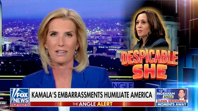 Laura Ingraham Goes After VP Harris for…Hugging