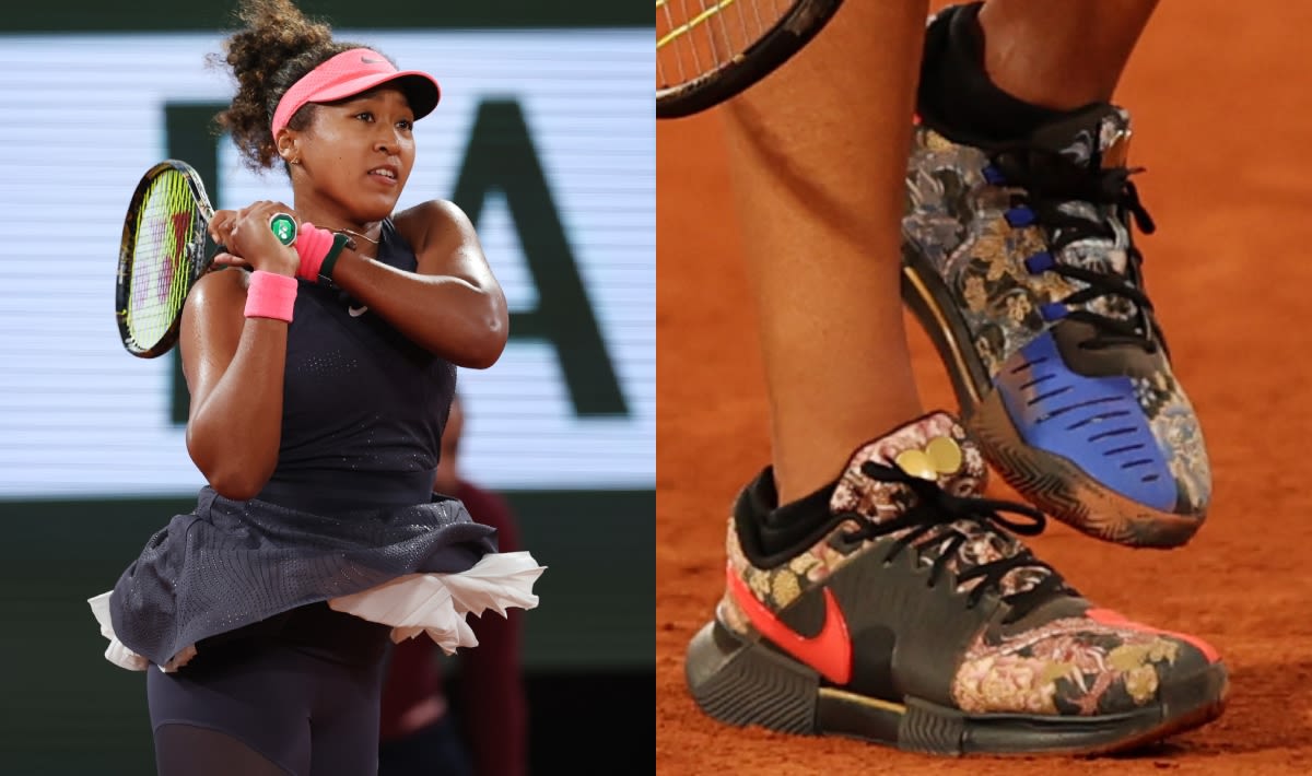 Naomi Osaka Calls New Nike Sneakers ‘The Most Beautiful Tennis Shoes Ever’ at the French Open