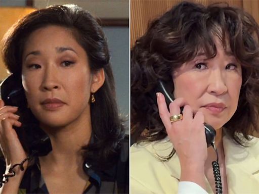 Sandra Oh recreates 'Princess Diaries' scene for Anne Hathaway appearance