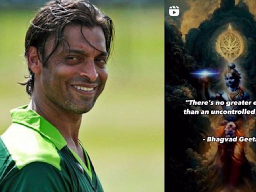 Shoaib Akhtar's Bhagavad Gita Post Creates Buzz On Internet