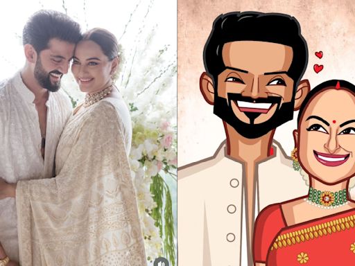 Sonakshi Sinha addresses trolling after interfaith wedding with Zaheer Iqbal, reshares adorable illustration: ‘Love is a universal language’