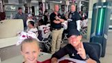 What happened after young fan's flag went missing at Meet the Sooners? 'Good people' helped