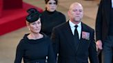 Zara and Mike Tindall Walk Hand in Hand Following Queen's Funeral at Westminster Abbey