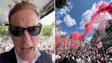 Laurence Fox declares 'this is our community' as he leads Tommy Robinson rally