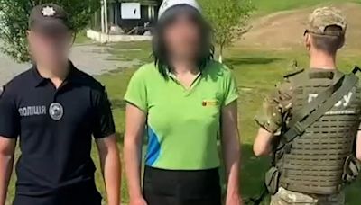Ukrainian 'draft-dodger' is snared trying to flee disguised as his sister