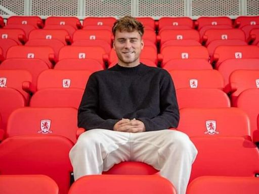 Unique Aidan Morris transfer announcement plus his first words on Middlesbrough and the parmo