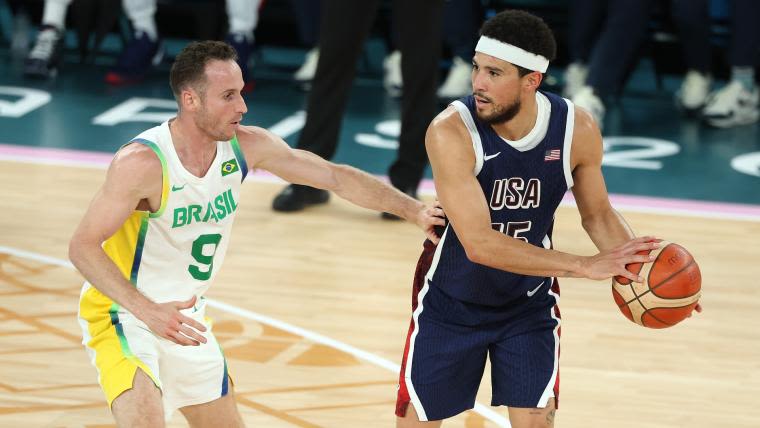 USA vs. Brazil basketball final score, results: United States asserts its way to semifinals with 35-point win | Sporting News