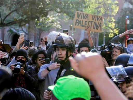 California college cancels graduation ceremony as protests over Israel's war in Gaza continue