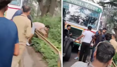 Shocking Video: Tourists' Altercation In Shimla Takes Tragic Turn As Man Falls Off Cliff