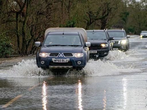 Road closure weather warning as heavy rain forecast to sweep across Gloucestershire