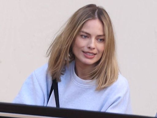 Margot Robbie Wraps Up Another Day of Filming ‘A Big Bold Beautiful Journey’ in L.A.