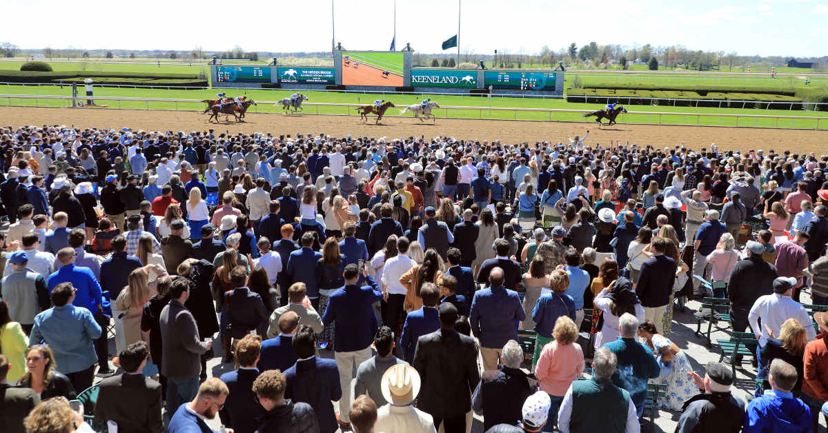 Despite Record Wagering On Blue Grass Day, Keeneland Spring Meet Daily Average Handle Dips 8.6 Percent