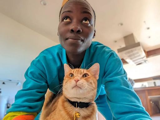 Yoyo, el gato naranja que le salvó la vida a Lupita Nyong’o