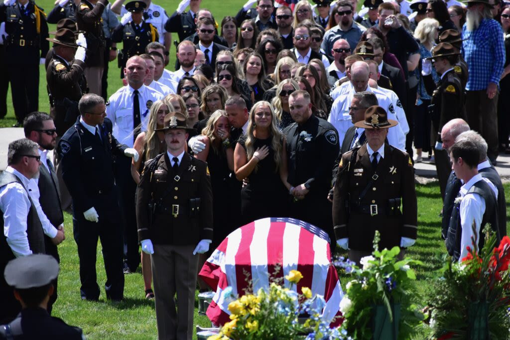 ‘I will never understand why this happened’: Emotional funeral honors fallen Utah officer