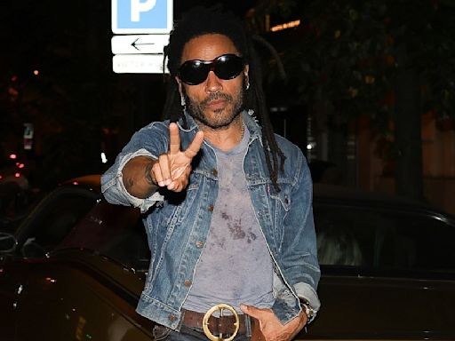 Lenny Kravitz, 60, cruises around Paris with a mystery woman