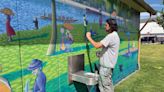 Back to the Grand Shore: Friendship Park mural restored