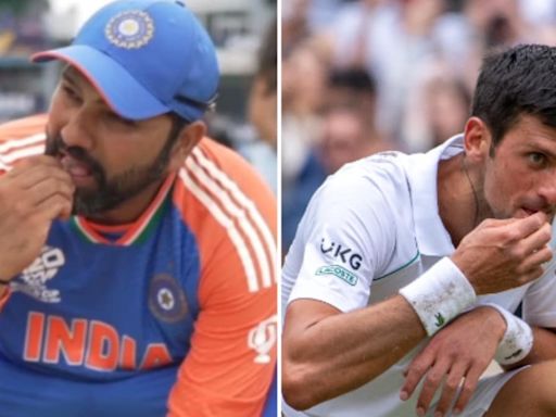 WATCH: After Winning T20 World Cup 2024, Rohit Sharma Tastes Barbados Pitch; Fans Draws Similarities With Novak Djokovic - News18