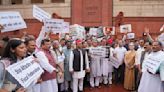 INDIA bloc protest LIVE: Opposition leaders protest against Budget 2024 | Mint