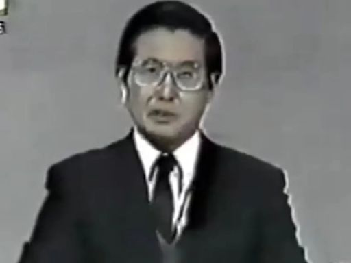 Alberto Fujimori y su corto paso como conductor de televisión antes de ser presidente