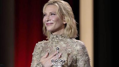 George Clooney’s video message leaves Cate Blanchett in tears at San Sebastian Festival