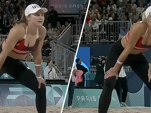 Dudes are melting down over U.S. Olympic beach volleyball women wearing leggings instead of bikini bottom