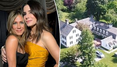 Jennifer Aniston and Sandra Bullock have girls’ day at ritzy cosmetic surgery retreat in Connecticut