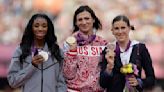 12 years later, American Olympic hurdler Lashinda Demus will get gold medal at ceremony in Paris