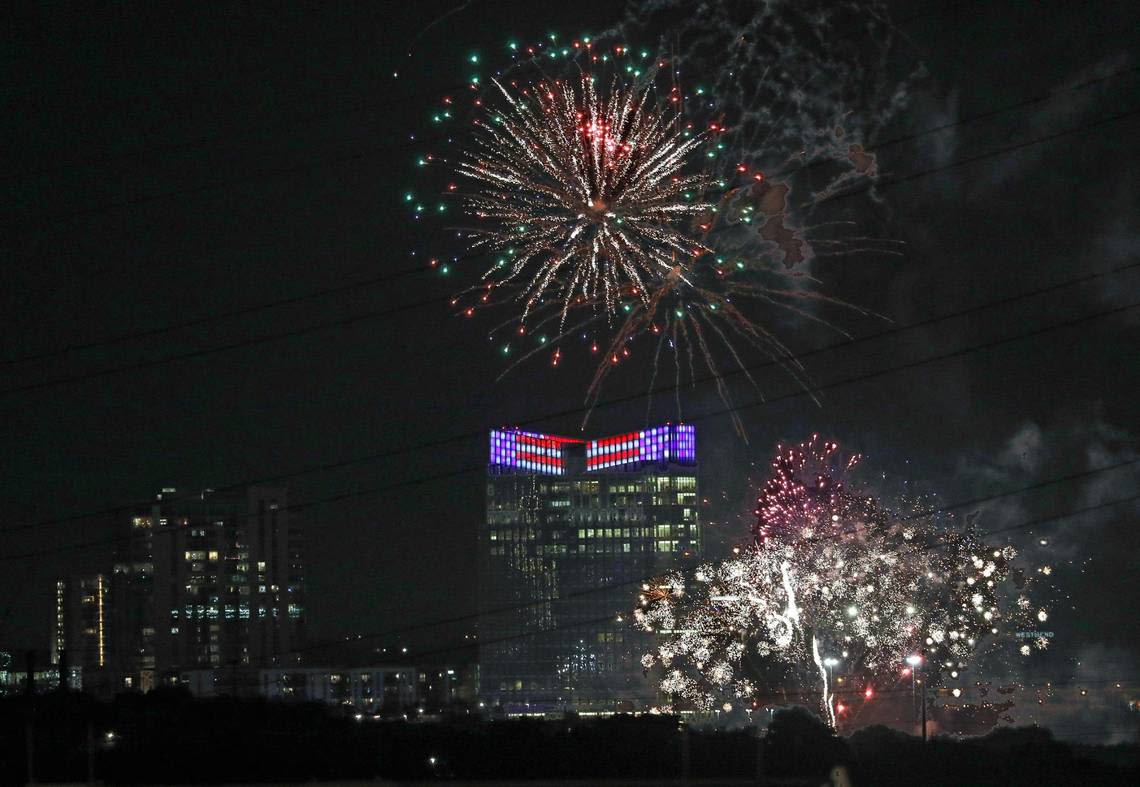 Where to find free fireworks displays in the Fort Worth area to celebrate Fourth of July