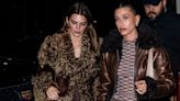 Hailey Bieber and Kendall Jenner Are Style Twins in Matching Brown Faux-Fur Looks