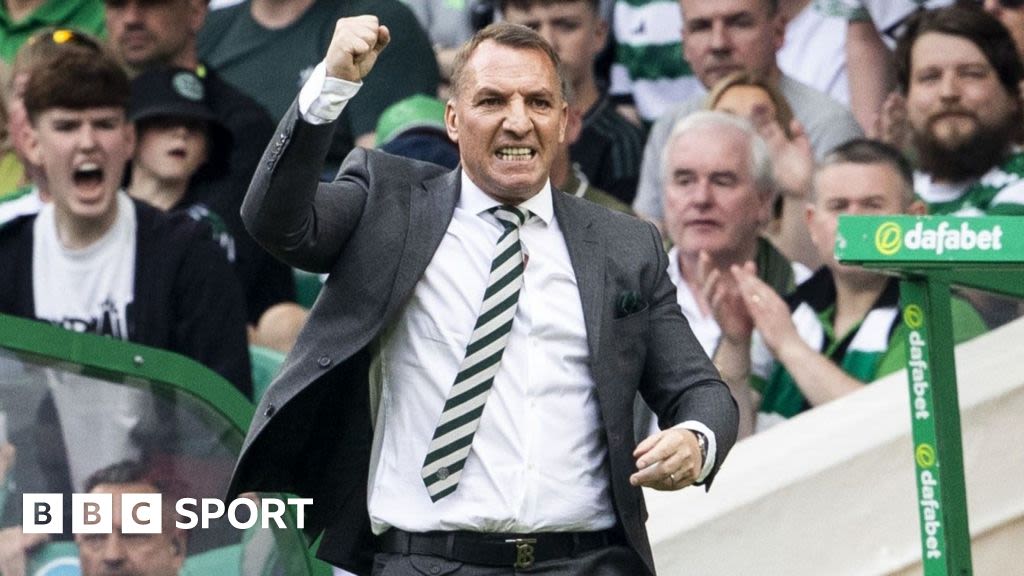 Celtic 2-1 Rangers: Brendan Rodgers says side 'in touching distance' of title