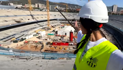 El Barça enseña las curiosidades de las obras del nuevo Camp Nou