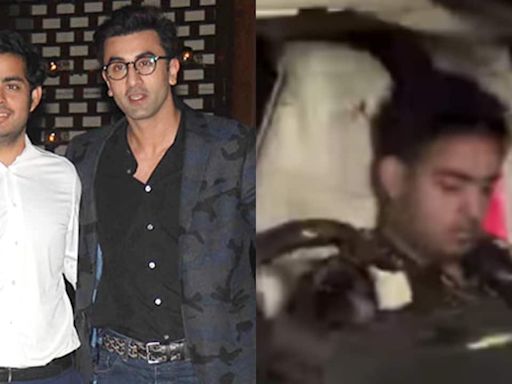 Ranbir Kapoor's midnight birthday party: Akash Ambani arrives in style amid tight security; watch