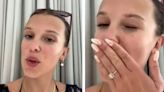 Millie Bobby Brown gives fans a glimpse of diamond ring following ‘engagement’ to Jake Bongiovi