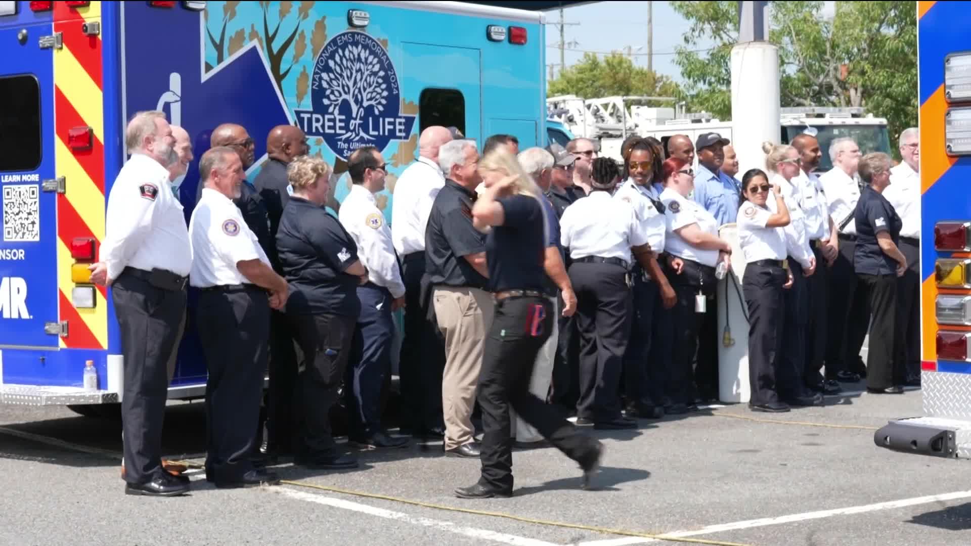 Moving Honors Procession honors EMS workers who died in line of duty