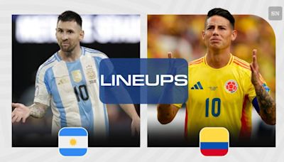 Argentina vs. Colombia expected lineups, starting 11, team news: It's Messi vs. James Rodriguez in Copa America final 2024 | Sporting News Australia