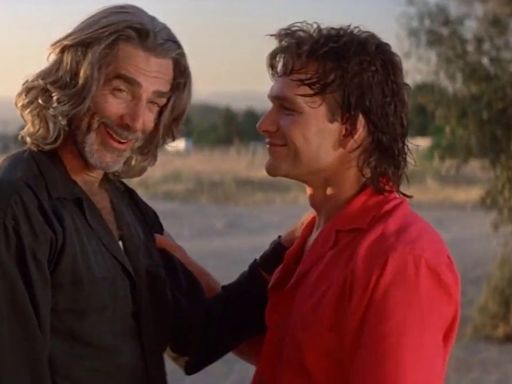 Patrick Swayze's Widow Recalls The Road House Line That Always Sticks With Her, And Fan Fave Sam Elliott...