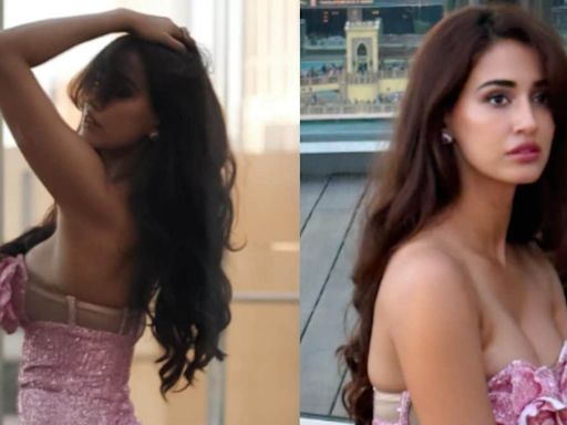 Sexy! Disha Patani Flaunts Her Curves In Pink Slit Dress, Fans Call Her 'Barbie' | See Hot Photos - News18