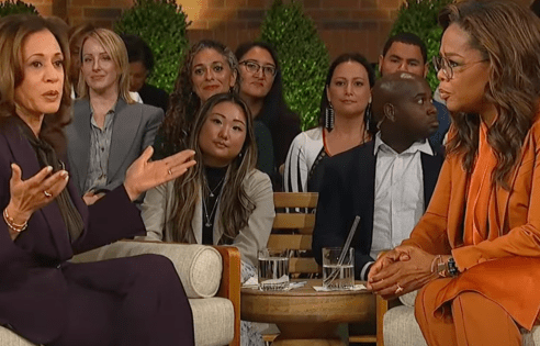 Watch Oprah Winfrey Interview Kamala Harris