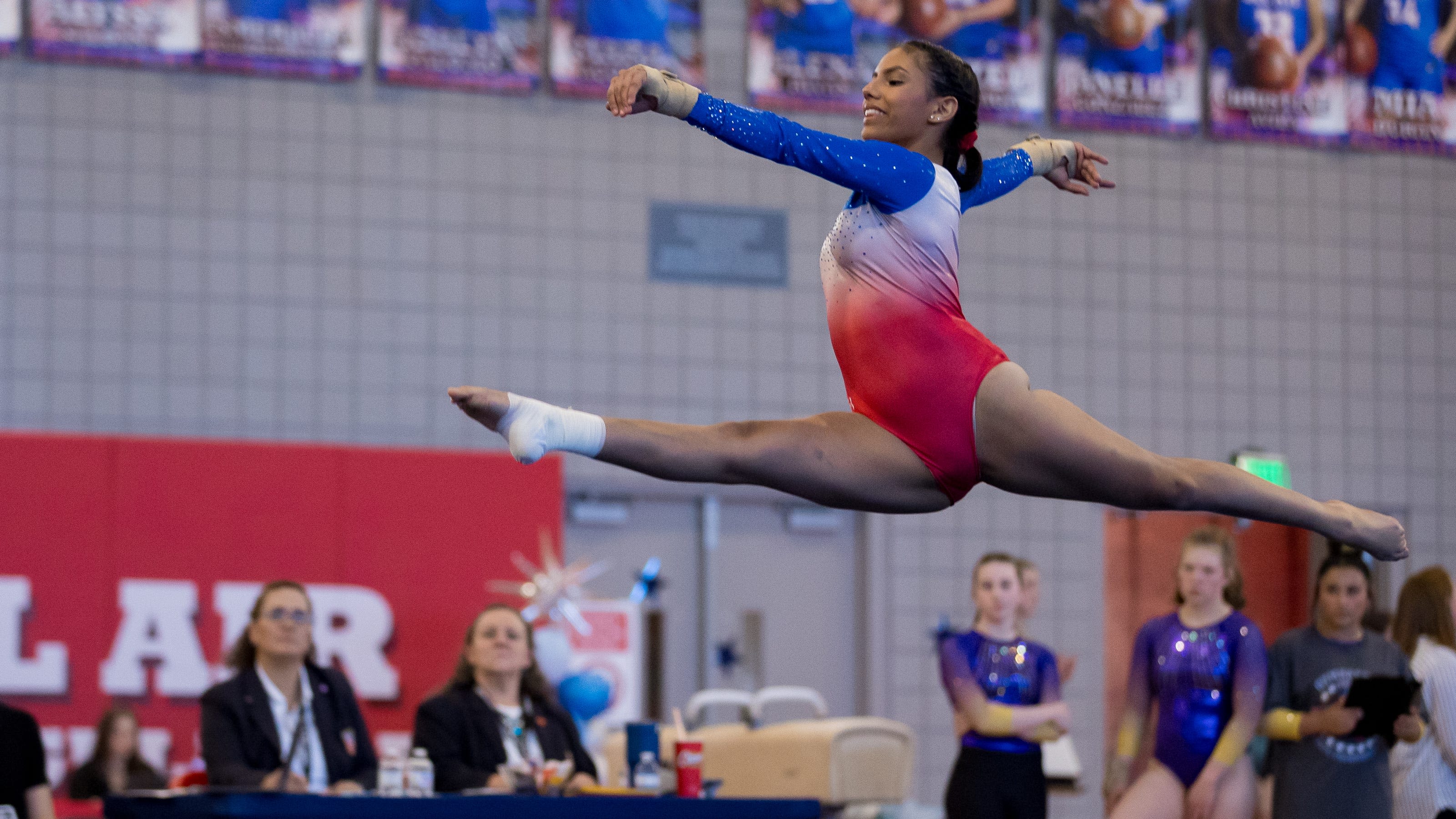 See top moments of the 2024 Texas State Gymnastics Championships at Bel Air High School