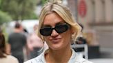 Ashley Roberts turns heads in a satin co-ord as she exits Heart FM