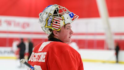 Calm, mature Trey Augustine playing beyond his age, continue development with Red Wings